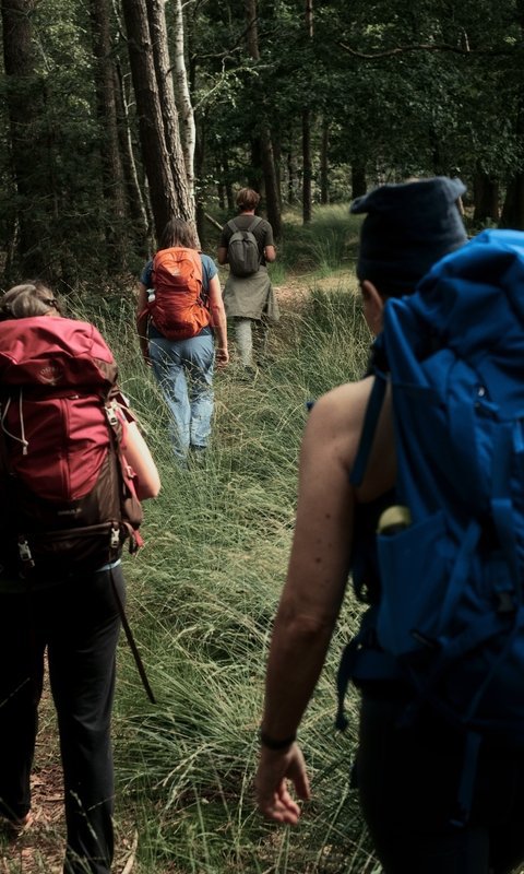 Een vijfdaagse verdiepende wandeltocht door de natuurgebieden van onze zuidergrens, inclusief een tweedaagse stilteretraite in het trappistenklooster Abdij Koningshoeven.